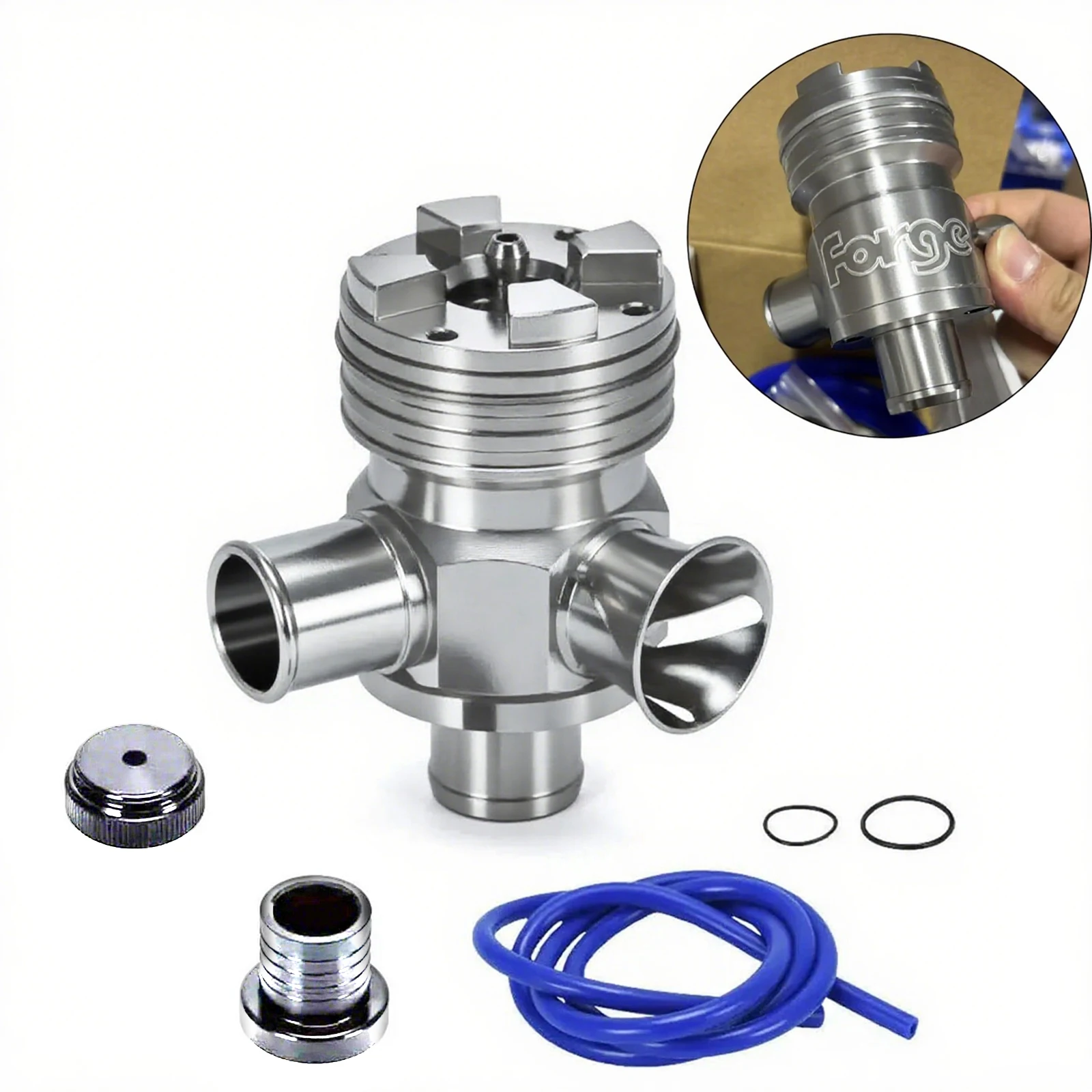 Aluminum BOV Blow Off Valve S Diverter Turbo Boost for Volkswagen GTI Jetta Audi 1.8T 2.7T