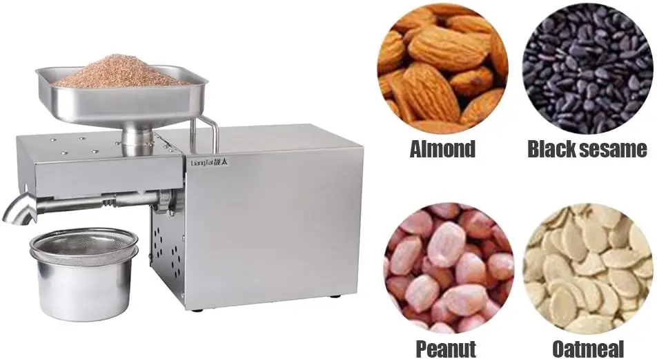 Kitchen Oil Press Machine Electric Automatic Oil Press Extractor Organic Oil Expeller Commercial Grade1500W - Image 6