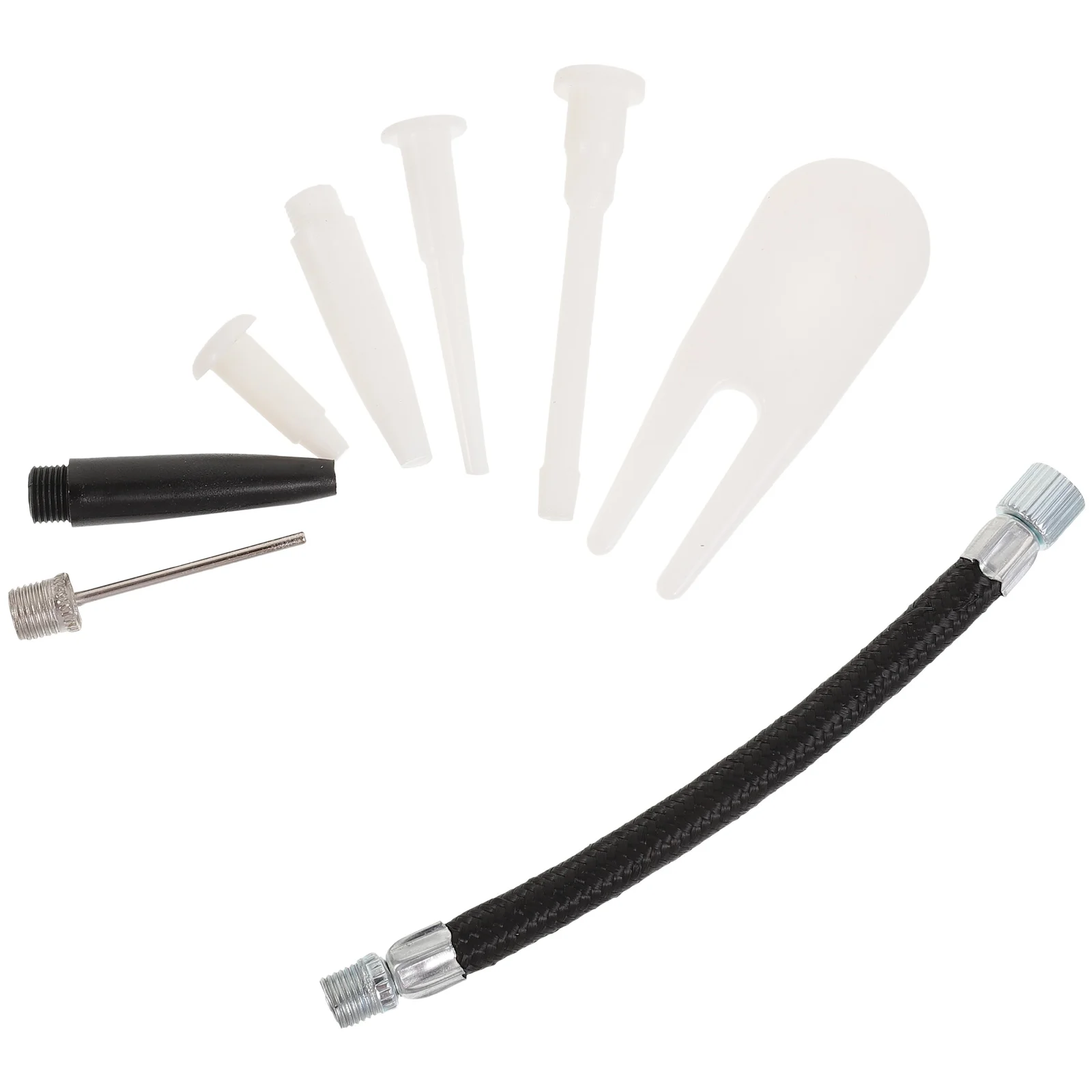 

5 Sets Inflatable Suit Exercise Ball Remover Stopper Latex Plug Metal Inflator Accessories