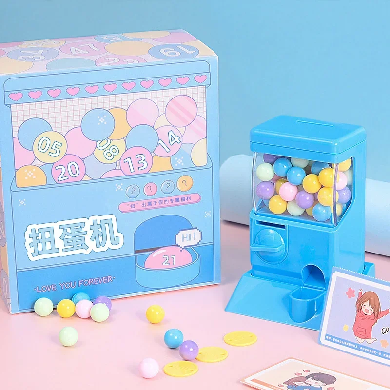 Candy Dispensing Machine Money Saving Box Children Piggy Banks Candy Vending Machine Safes Coin Egg Twisting Machine Gift Ideas 3