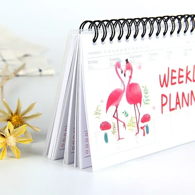 Kawaii Weekly Planner Notebook Journal Agenda Cure Diary Organizer Schedule School Stationary Office Supplies Gift schedule notebook notebook diary journal notebook diary