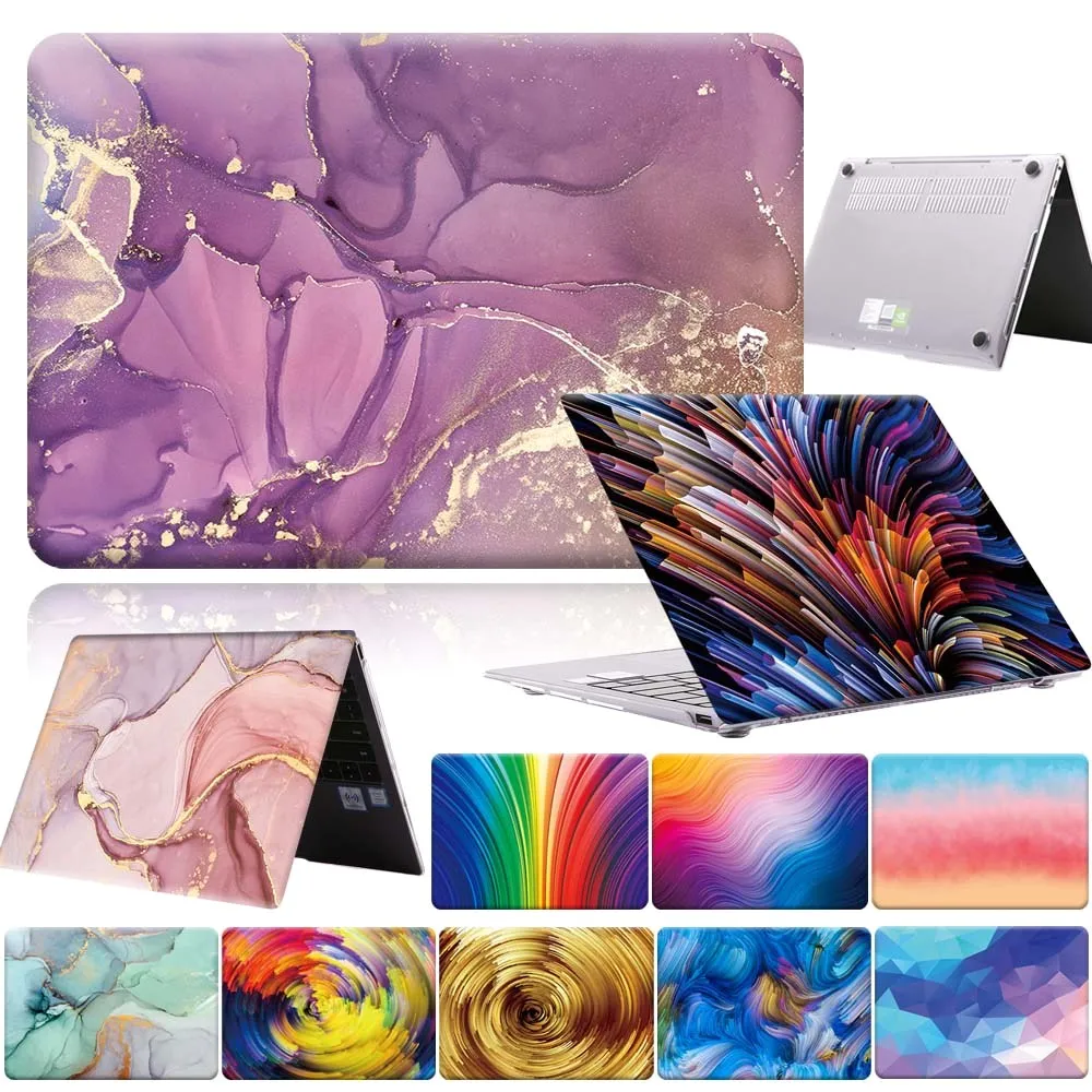 

Высококачественный чехол для ноутбука Huawei Honor MagicBook (14/15)/MateBook X Pro 13,9/Pro 16,1, жесткий чехол с акварельным узором
