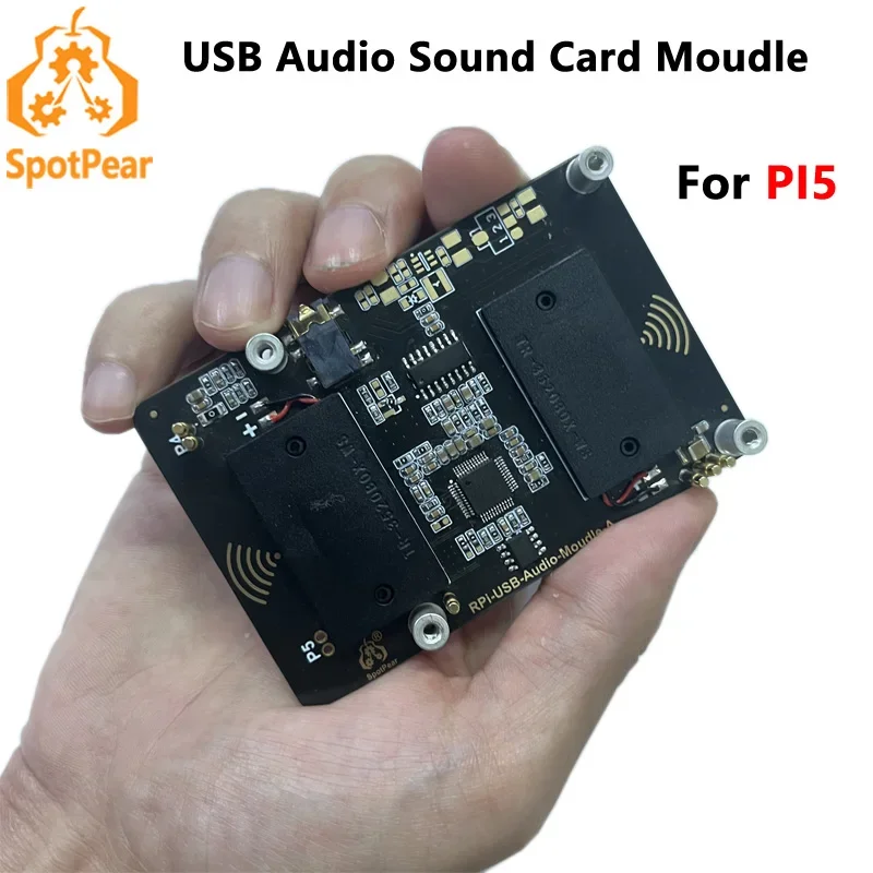 Raspberry pi Usb Audio Sound Card com Fone de Ouvido Buzzer Speaker Moudle Hat Opção para Pi4b