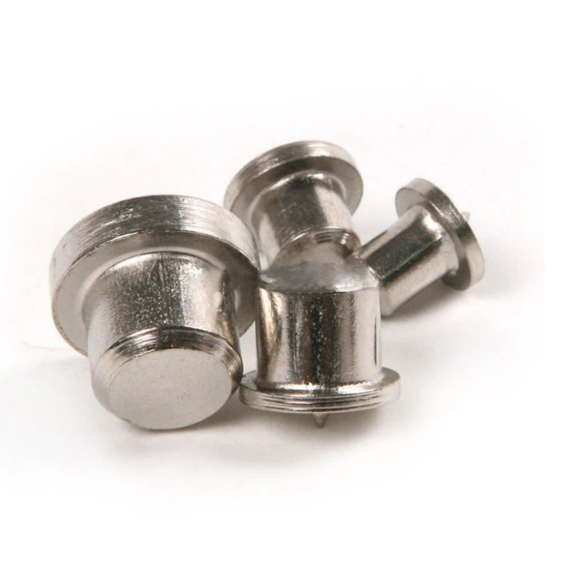 

4pcs Chrome Plated High Carbon Steel Round Log Pin Locator for Carpentry with 6 / 8 / 10 / 12mm