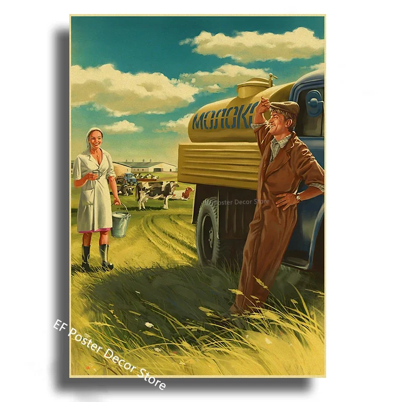 Vintage Stalin Ussr Cccp Poster Poster Aesthetic Prints And Posters Wall Art Retro Painting Home Room Cafe Club Dorm Wall Decor Peckshirt