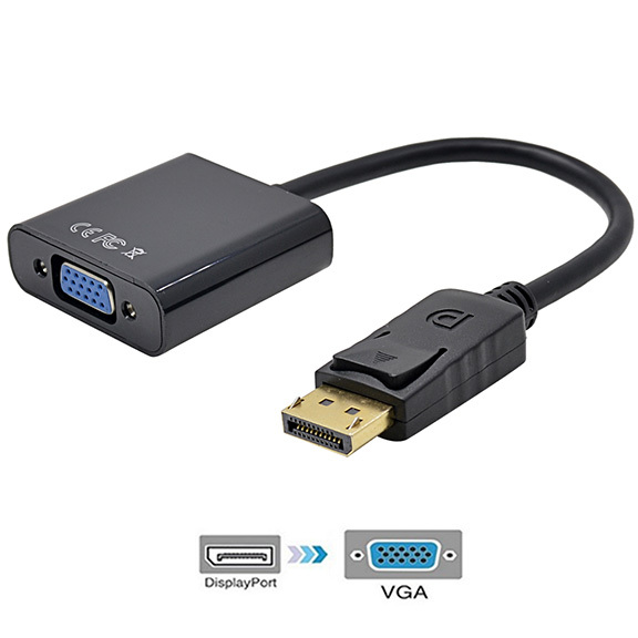 In 1 Displayport DP Male to DVI HDMI VGA Audio Female Adapter Display Port Cable Converter For Computer Projector Notebook TV