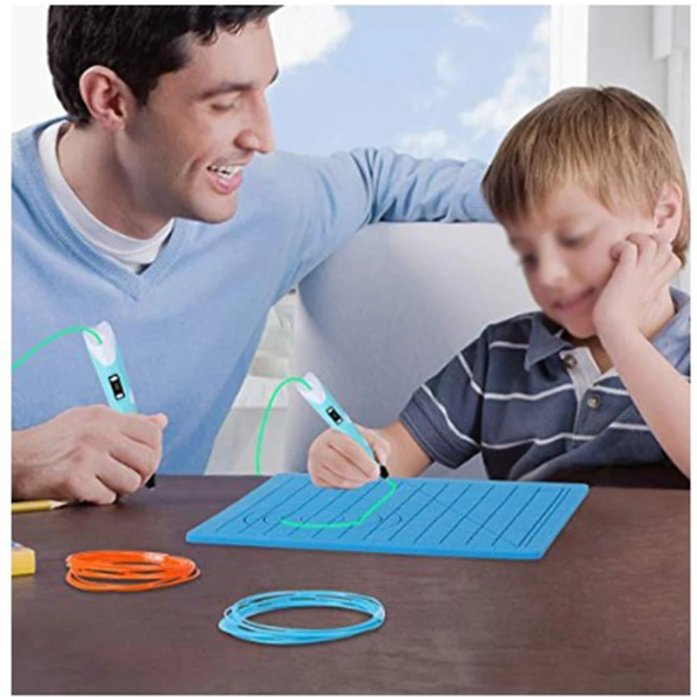 3D Printing Pen Creativity Kit for Kids - Includes Soft Silicone Design Pad & Finger Protectors