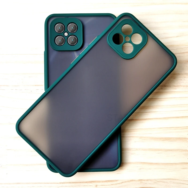 Matte Translucent Silicone Bumper Armor Case