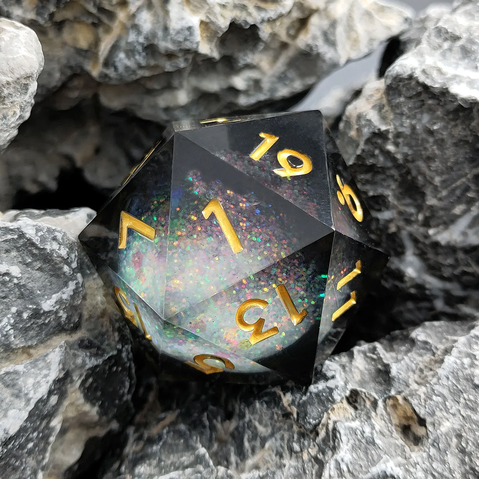 MINI PLANET 35mm D20 Liquid Core Dragon Eye Dice Polyhedron 20 sided Dice DND For RPG D&D D20 Desktop Game