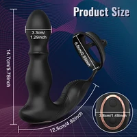 Sexspielzeug für Männer Prostata-Massagegerät Stoßvibrator Analplug Erwachsenenspielzeug Cockring APP Analvibrator Buttplug für Paare Homosexuell 5