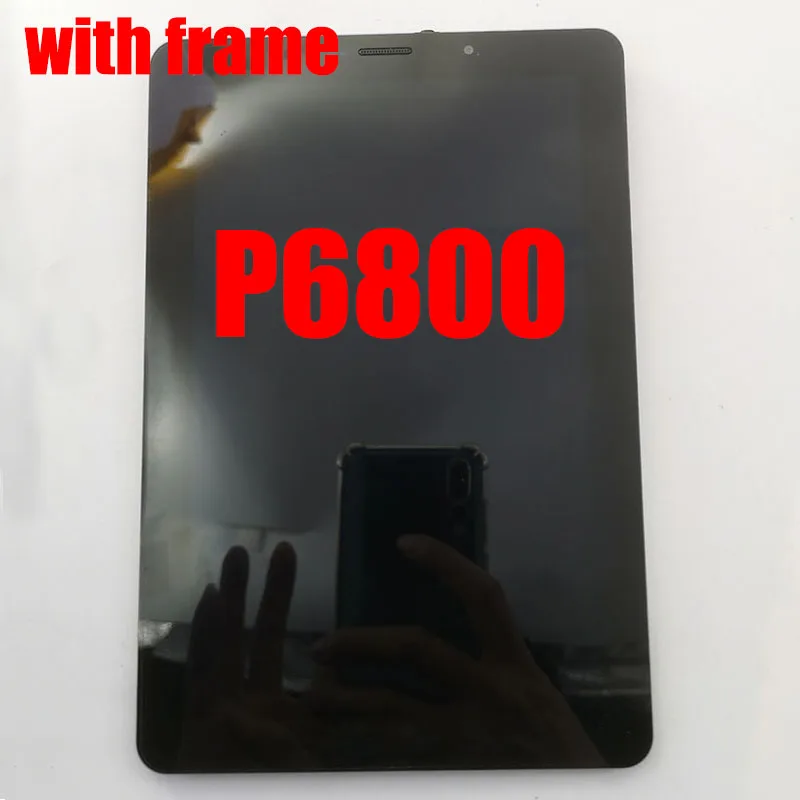 

Для Samsung Galaxy Tab P6800 SM-P6800 ЖК-дисплей экран матрица и сенсорная панель дигитайзер в сборе с рамкой
