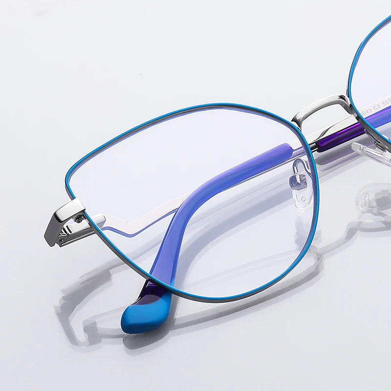 Anti Radiation Glasses Anti Blue Light Glasses Eyewear Frames Women Metal Spring Hinges