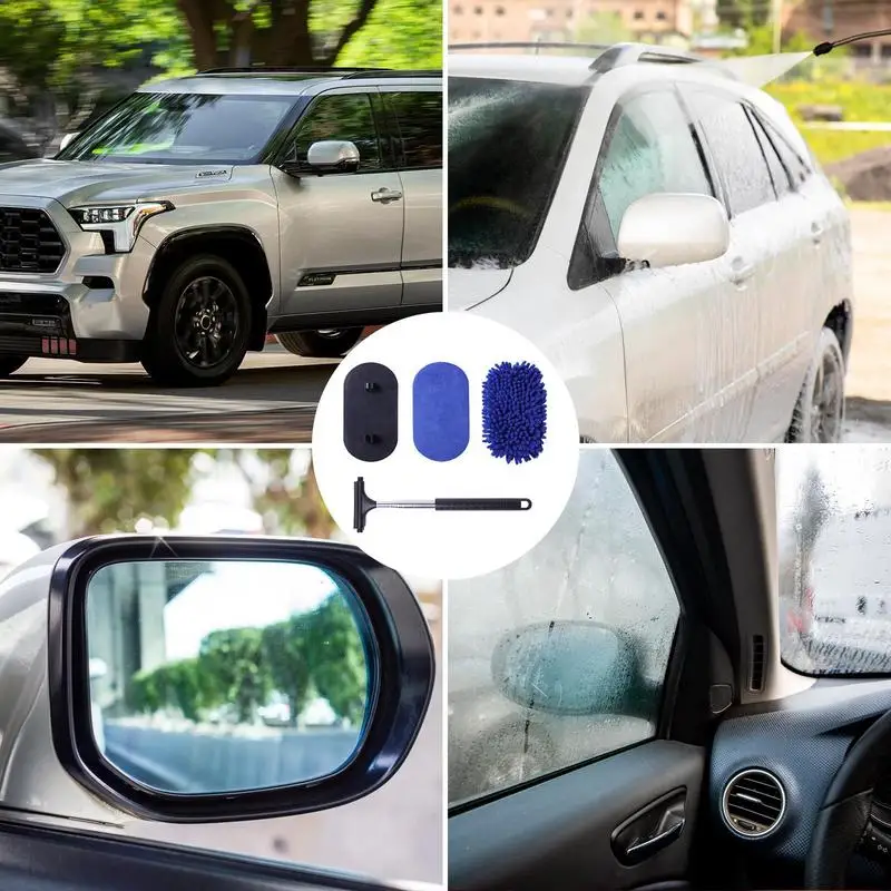 

Набор инструментов для чистки автомобиля, набор щеток для детейлинга автомобиля, губка для мытья шин, керамическая нано-ткань для покрытия