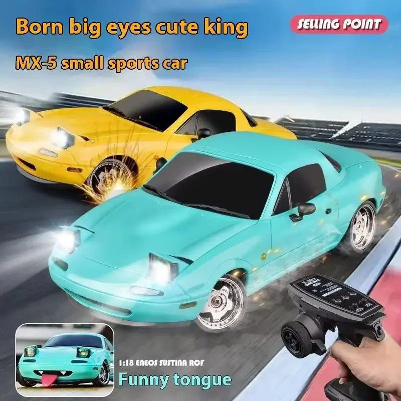 2024 New LD1804 Mazda Mx5 Premium Version Rc Drift Car Rc Cars With A Gyroscope Rear-Wheel Drive Toy Car Birthday Toys For Kid 3