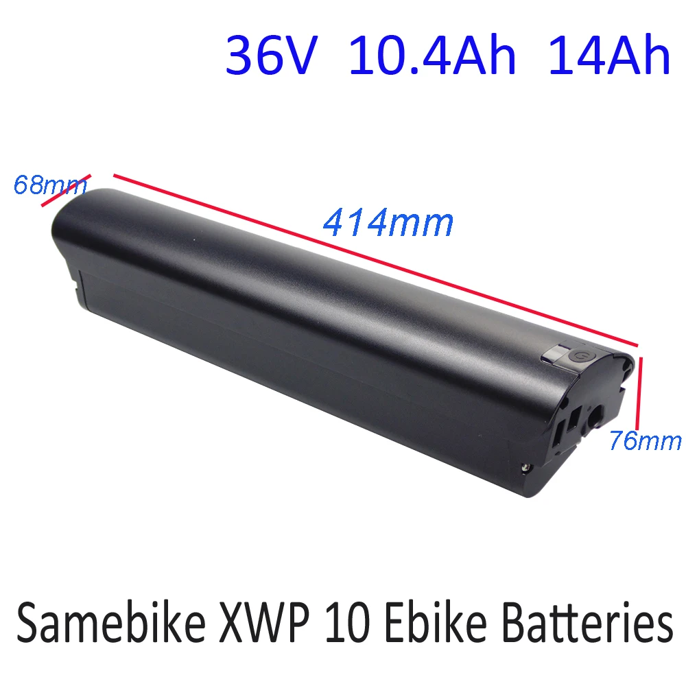 Samebike Xwp 10 Ebike Batteria Di Ricambio 36V 10.4Ah 14Ah Batterie Ebike