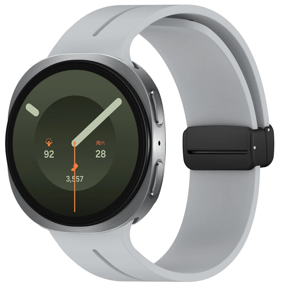 Enhanced Silicone Magnetic Smartwatch Strap - Universal Fit