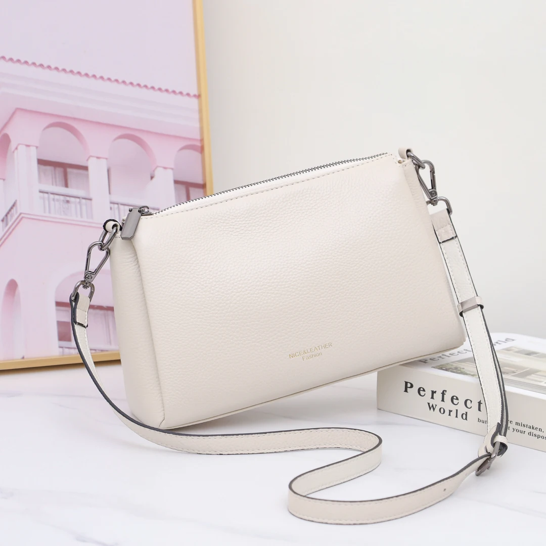 

Genuine Leather Bag Ladies2023New fashion soft cowhide underarm shoulder bag large-capacity crossbody bag
