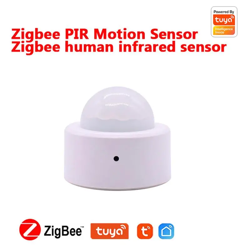1/2PCS Zigbee3.0 Tuya Smart Body Movement Detector Mini PIR Motion Sensor Wireless Human Body Sensor Works With Tuya