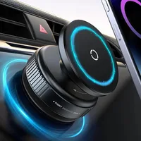 Magnetic Vacuum Car Phone Holder 360° Rotation Suction Cup Navigation Stand Bracket Car Magnetic Holder for iPhone