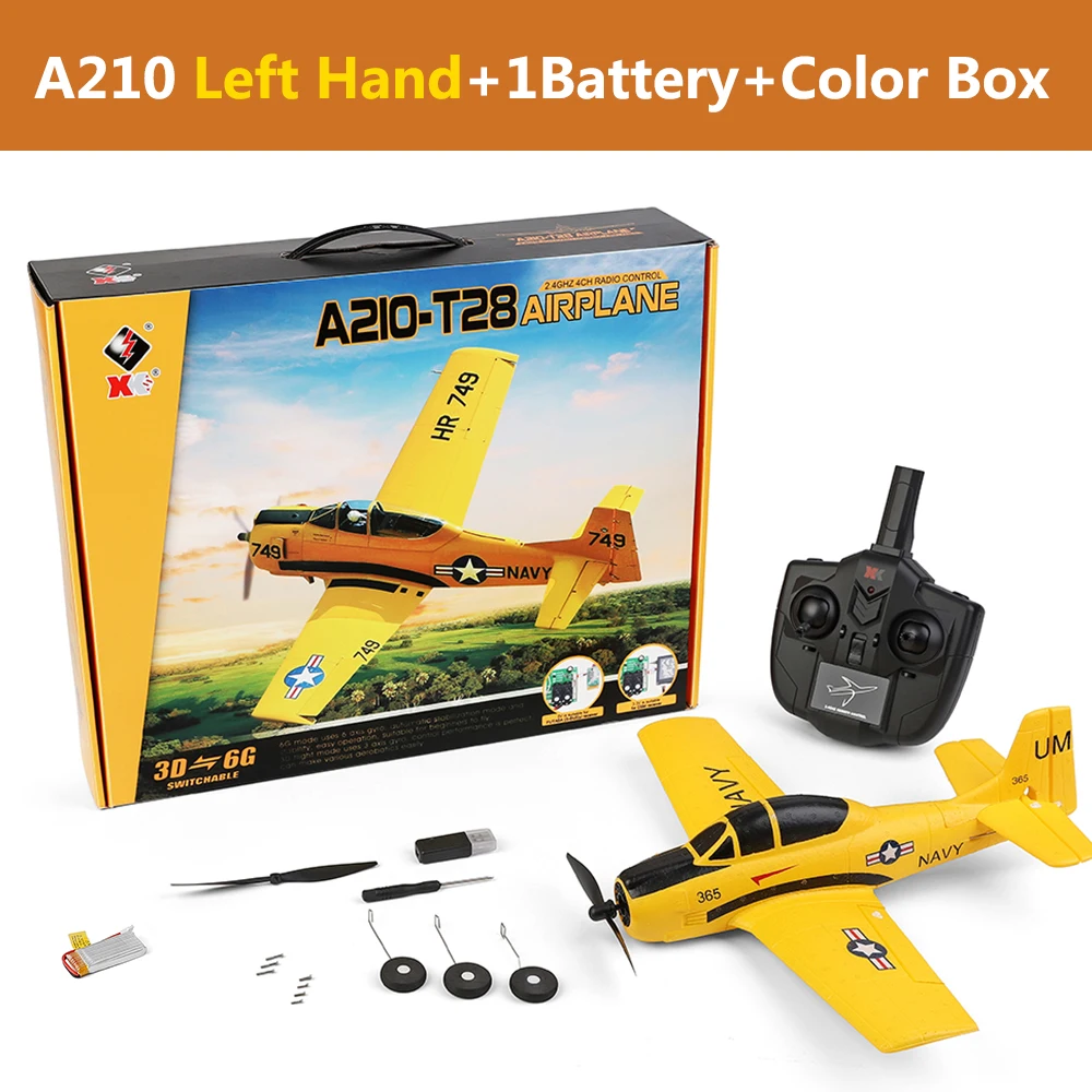 Avião Controle Remoto Xk A220 P-40 4 Canais Acrobático Rc