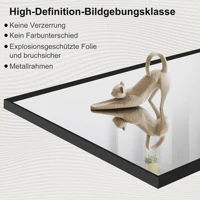 Anajqaqia 164×54/173×63/177×77 см прямоугольное напольное зеркало, современное зеркало в полный рост, рама из алюминиевого сплава, можно повесить или наклона — изображение 5