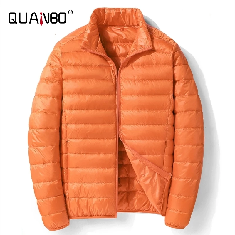 5 Colors Men's Lightweight Packable Down Jacket Breathable Puffer Coat Water-Resistant New Top Quality Male Puffer Jacket