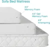 Classic Brands 4.5-Inch  Memory Foam Replacement Mattress for Sleeper Sofa Bed Queen, Plush 4