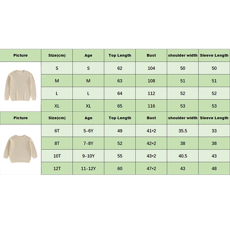Blotona 1PC Mommy and Me Matching Sweaters Solid Color Knitted Long Sleeve Round Neck Warm Pullover Tops for Autumn Winter 6