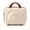 14 Inch Fashion Bear Handheld Storage Makeup Case Portable Zipper Password Lock 1