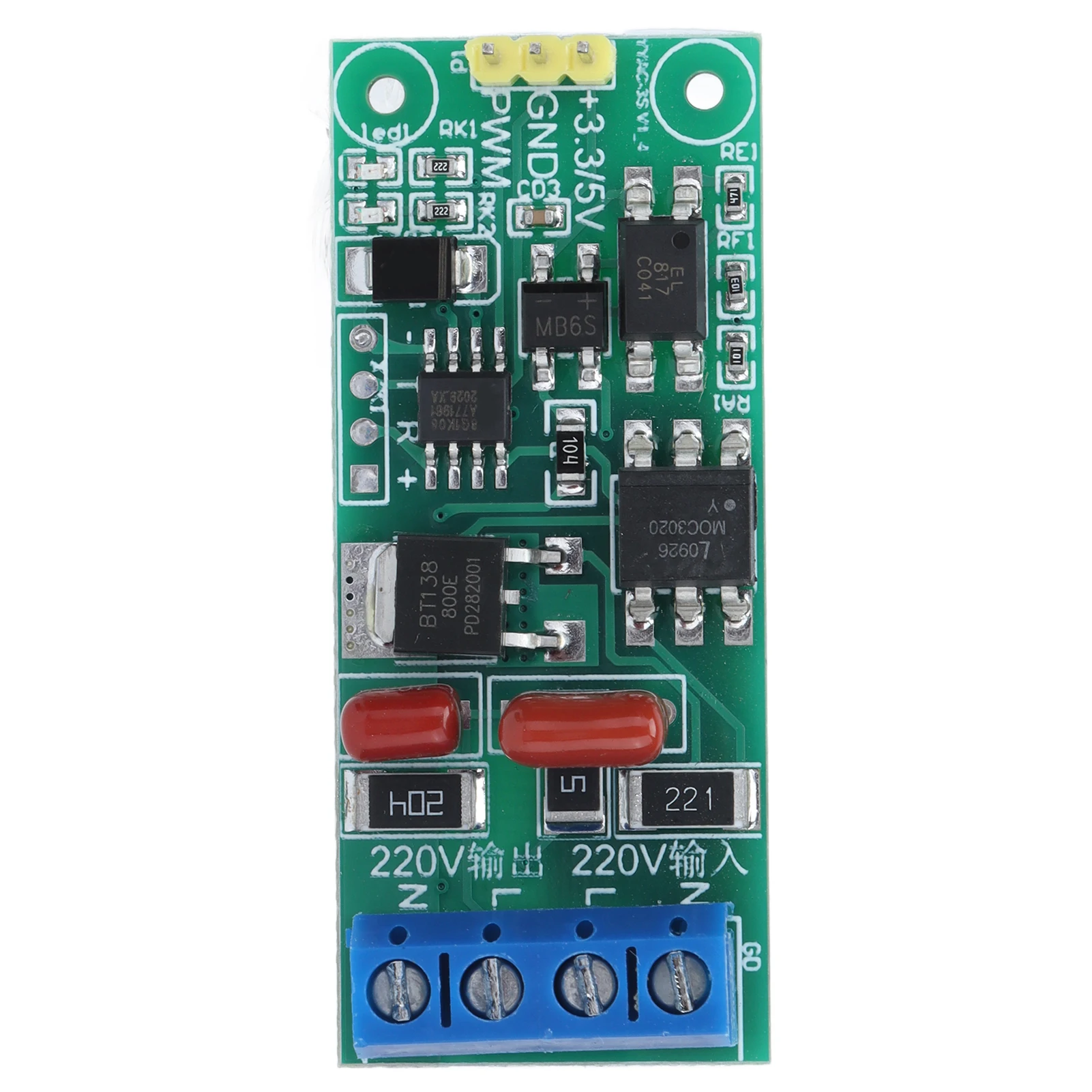 PWM Control Module 220VAC YYAC-3S Original Thyristor Single Chip Microcomputer 0- Duty Ratio IO Port Working for DIY