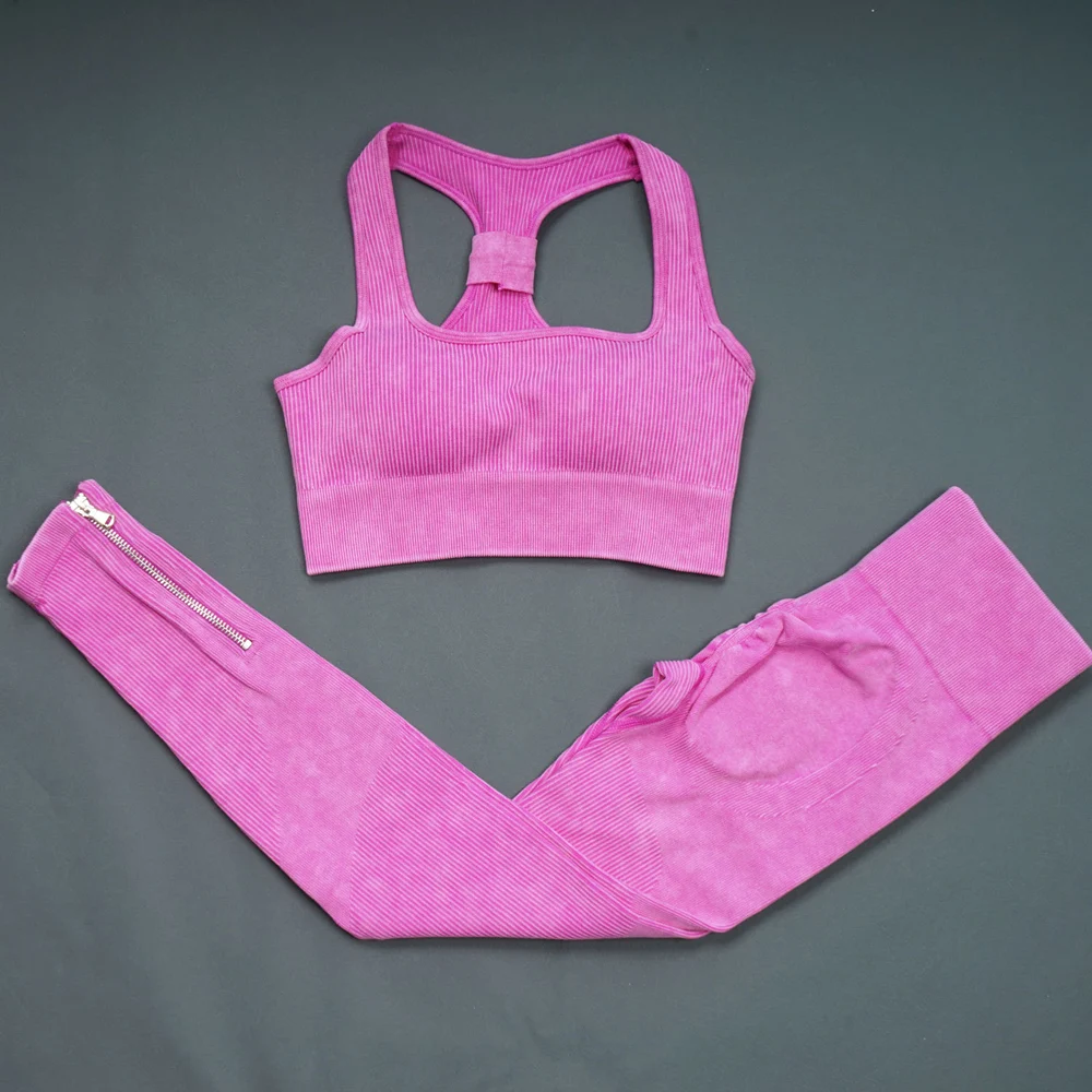 Yoga Set Sports Set Gym Workout Set Sportswear Set Fitness Set Sports Bra Set Yoga Pants Set Sports Set Shorts Retro Seamless Yoga Set Women Workout Clothes Half Zipper Crop Top Ribbed High Waist Leggings Shorts Gym Wear
