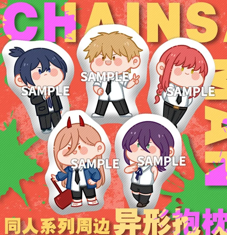 

Anime Chainsaw Man Aki Denji Power Makima 40cm Toys Doll Stuffed Plush Soft Plushie Gift 4163