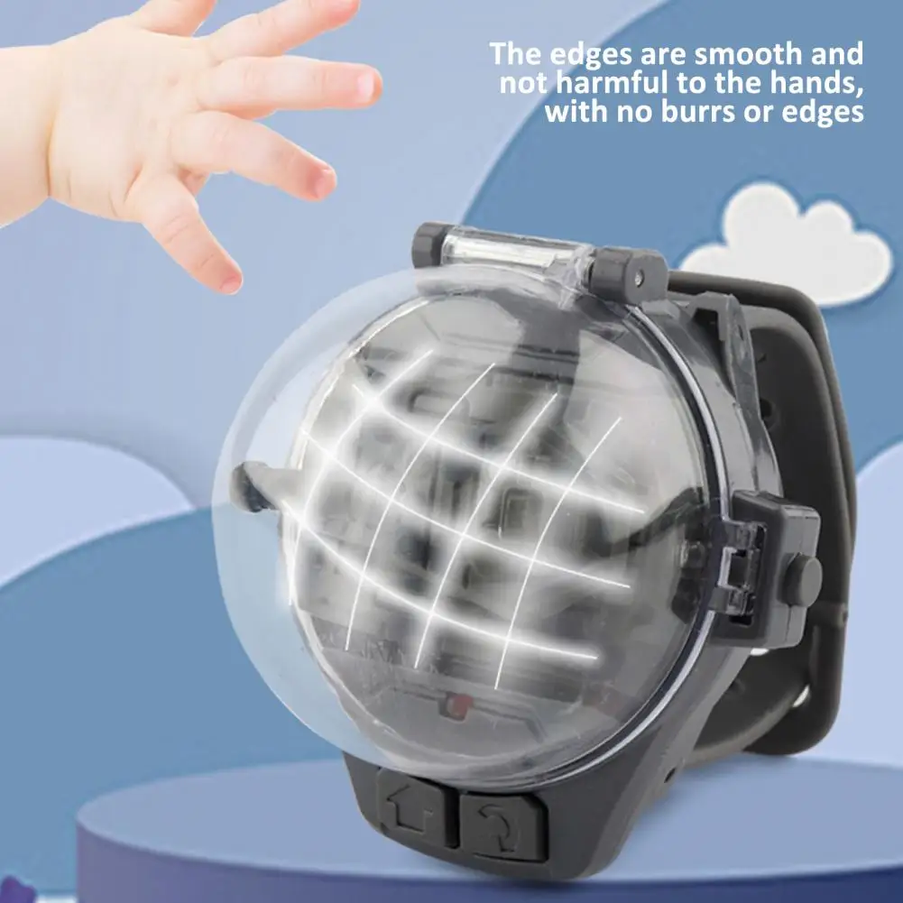 Watch Remote Control Car Toy Mini Rechargeable Racing Car Toy with Colorful Light Remote Control for Kids Cartoon Shape Small 2
