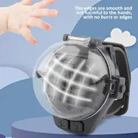 Watch Remote Control Car Toy Mini Rechargeable Racing Car Toy with Colorful Light Remote Control for Kids Cartoon Shape Small 2