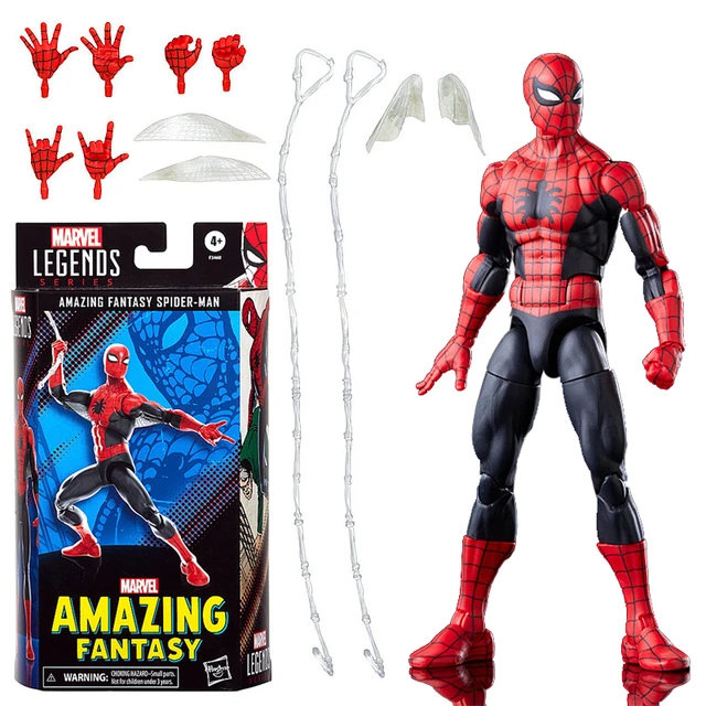 Hasbro Marvel Legends Series Spider-man 60th Anniversary Amazing Fantasy  6-inch Classic Comics Action Figure Toy Kids Gift F3460 - Action Figures -  AliExpress