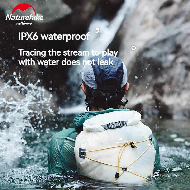 Naturehike Waterproof Backpack 18L 25L Dry Wet Separation Portable Folding Hiking IPX6 Lightweight Shoulder Bag Outdoor Rucksack