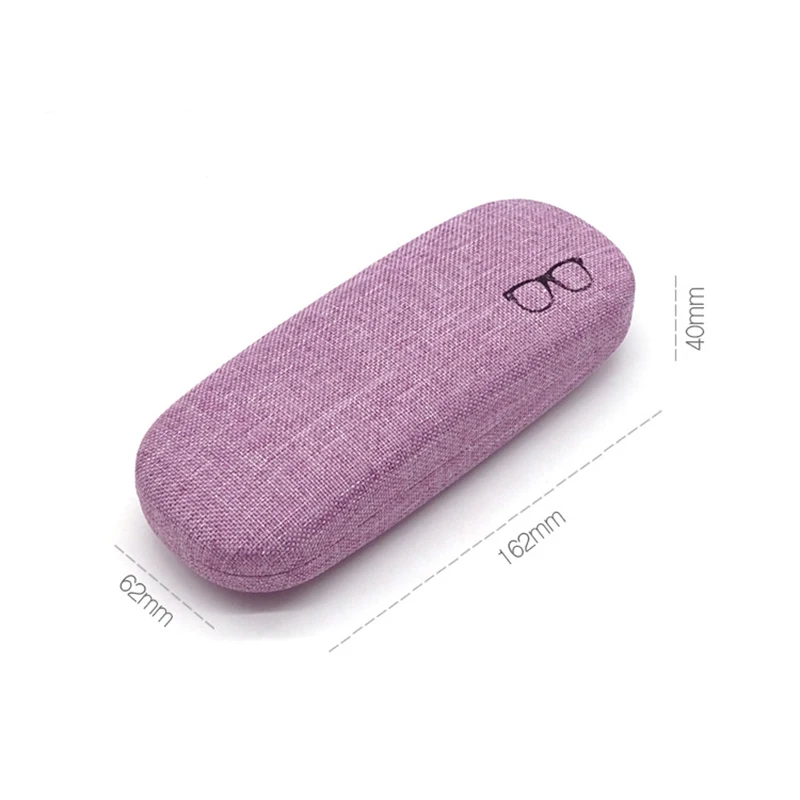 Glasses Case Men Women Linen Cloth Eyeglass Cases Cover Hard Glasses Box Holder Eyewear Storage