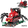 Spider Train Cartoon Monster Steam Trains Moc Game Building Blocks Choo-Choo Charles HorrorsBricks Toys for Children 5