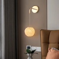 Beautiful Crystal Wall Lamp Gold Metal G9 Bulb Dining Room Bedroom Foyer Stairs Aisle Lighting Wire Adjustable Dropshipping 2