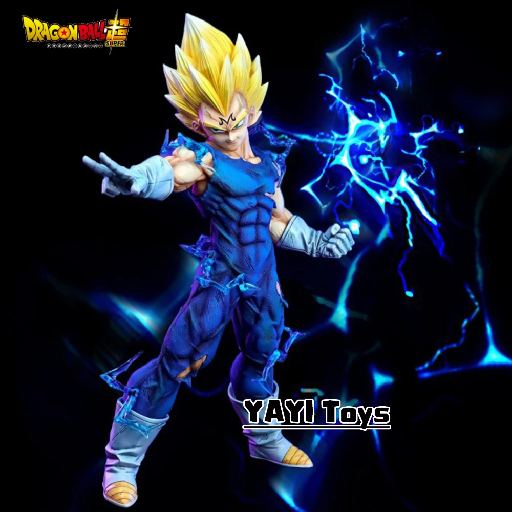 Figura de accion de Dragon Ball Z Majin Vegeta de 26,5 cm, estatua coleccionable