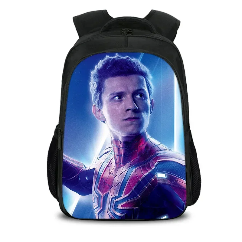 thumbnail image 1 of Figura de anime de Marvel Universos paralelos Spiderman Miles Morales Gwen Stacy Mochila para estudiantes para niños Mochila escolar Regalos de cumpleaños, 1 of 5