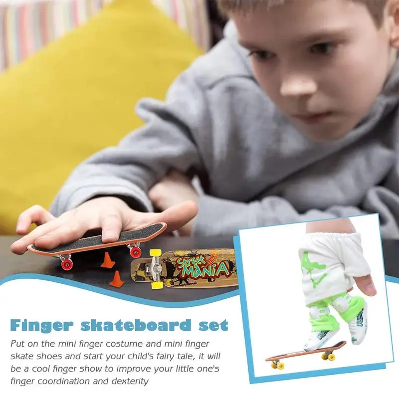 Magicat Finger Skateboards para Crianças, Adolescentes - 12 Cool