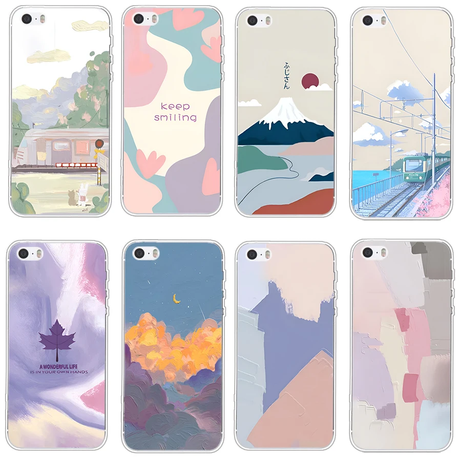 Custodia In Silicone Per Iphone 4 4S 5 5S Se 6 6S Custodie Nuovo Design Coque Paraurti Cover Posteriore Full 360 Protettivo Morbido Tpu