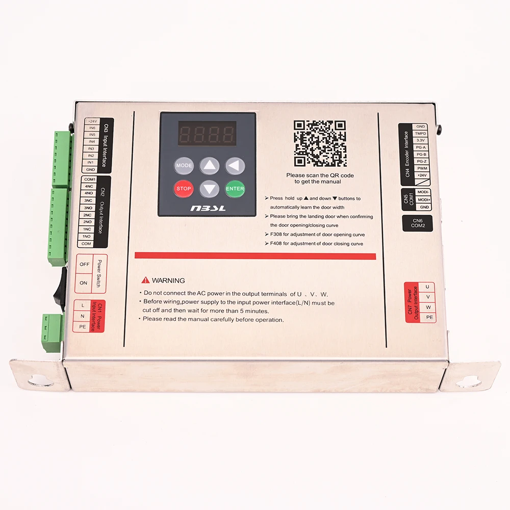 엘리베이터 문짝 모터 주파수 변환기 모델 NSFC01-G220, 1PH AC 220V + 20% 50Hz, 60Hz, 2A 3PH AC 0-210V, 1.3A, Ning Boshen ling, 1 개