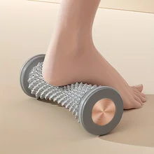 발 마사지 마사지 롤러 요가 마사지 공 발바닥 근막 롤러 근육 이완 관리 플라스틱 수동 발 마사지 롤러