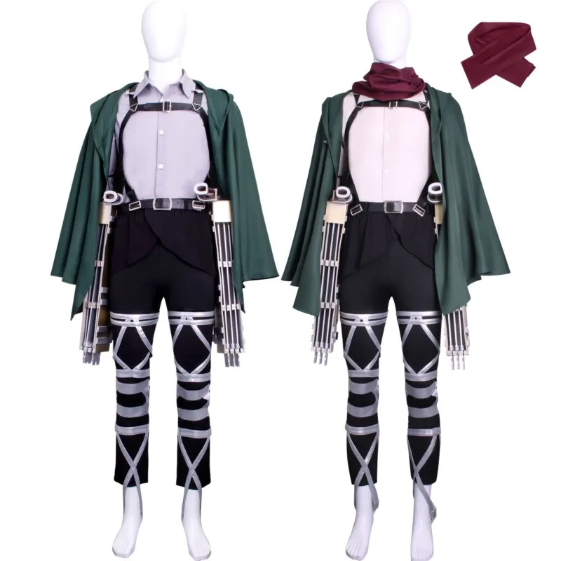 

The Final Season Attack on Titan Cosplay Anime Rivaille Cosplay Mikasa AcKerman Costume Halloween Shingeki no Kyojin Uniform