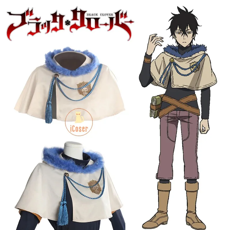 Anime Black Clover Golden Dawn Cape Yuno Grinberryall Cosplay