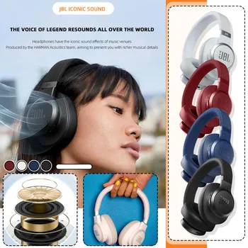 Live 660NC Wireless Headset Over-Ear Active Noise-Cancelling Bluetooth Headphone With Long Lasting Battery Voice Assistant 2