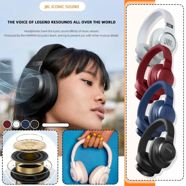 Live 660NC Wireless Headset Over-Ear Active Noise-Cancelling Bluetooth Headphone With Long Lasting Battery Voice Assistant 2 Live 660NC Wireless Headset Over-Ear Active Noise-Cancelling Bluetooth Headphone With Long Lasting Battery Voice Assistant 2