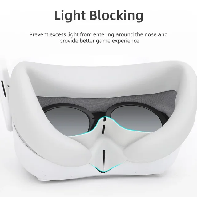 Pico 4 VR 안경을 위한 필수 액세서리: 땀 방지 실리콘 페이스 커버